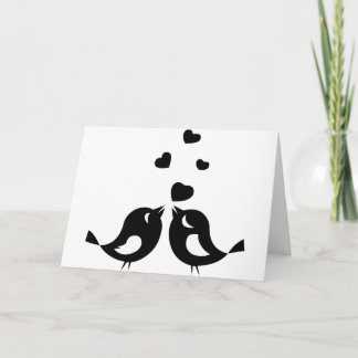 Liebesvogelkarte Karte