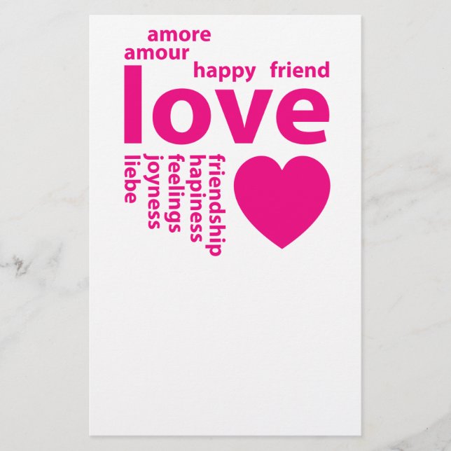 Liebesworte Flyer (Vorne)