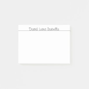 Liebesworte weiß post-it klebezettel