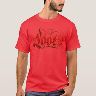 Liebeszitate amore Blumen Frauen Mädchen Modus wei T-Shirt