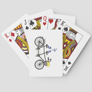 Liebevögel auf Tandemfahrrad - Spielkarten