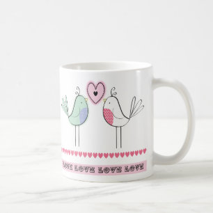 Liebevögel Kaffeetasse