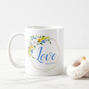 Liebevoll floral kaffeetasse