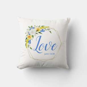 Liebevoll floral kissen