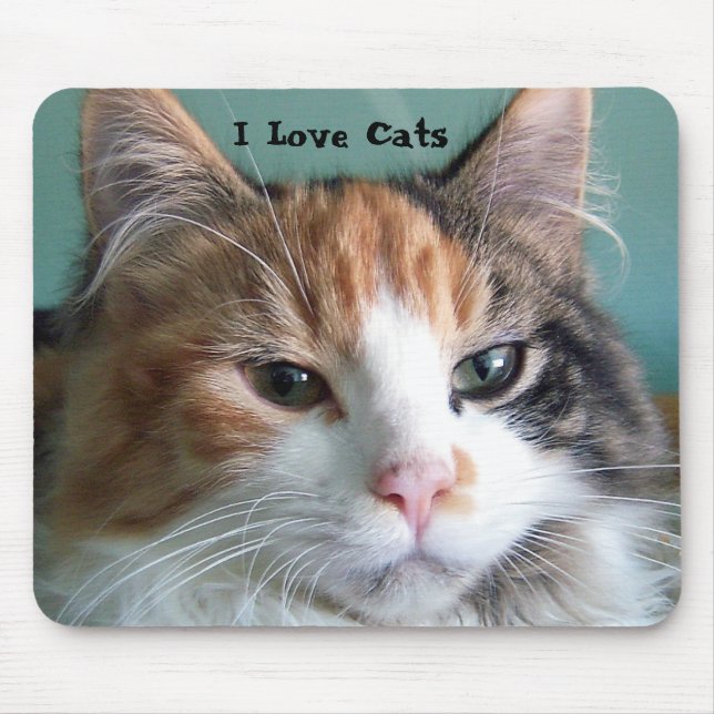 Liebevolle Augen Mousepad (Vorne)