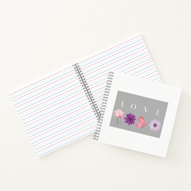 Liebevolle botanische Geschenke für sie Notizbuch (Innenseite)