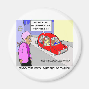 Liebevolle Gang lustige Geschenke Tees & Sammelobj Magnet