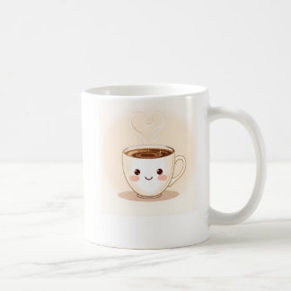 Liebevolle Kaffee-Tassen-Illustration Kaffeetasse