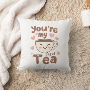 Liebevolle Kawaii-Tasse der Liebe Kissen