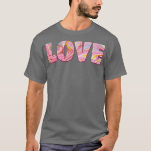 Liebevolle künstlerische Typografie T-Shirt