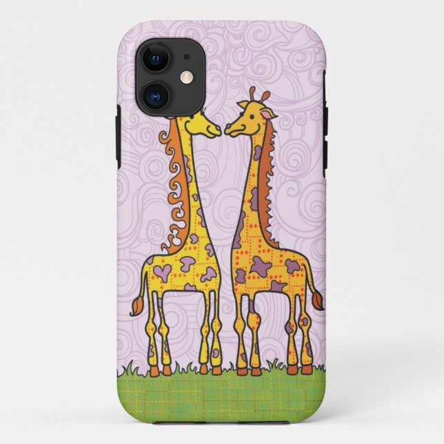 liebevolle lange Hälse Case-Mate iPhone Hülle (Rückseite)