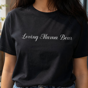 Liebevolle Mama Bär T-Shirt
