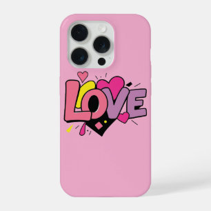 Liebevolle moderne Wasserfarbe Artsy Valentinstag iPhone 15 Pro Hülle