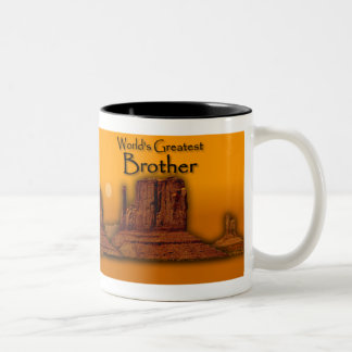 Liebevolle Tasse des Bruders Handgold