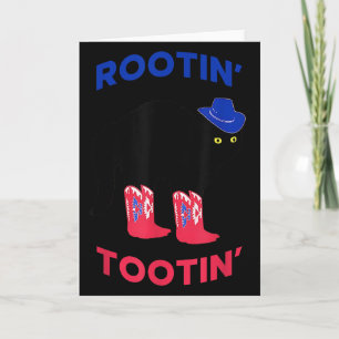 Liebevoller Cowboy-Kater, Rootin Tootin Katze Karte