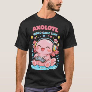 Liebevoller orangefarbener Kawaii-Fisch-Cartoon-St T-Shirt