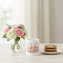 Liebevoller Valentins-Gnom LOVE-Becher Kaffeetasse