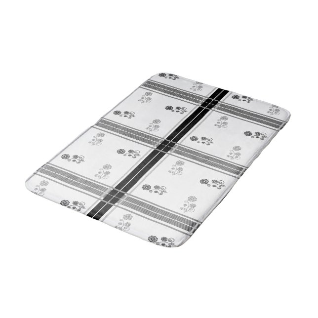"Liebevolles" Design-Badmatte Badematte (Schrägansicht)