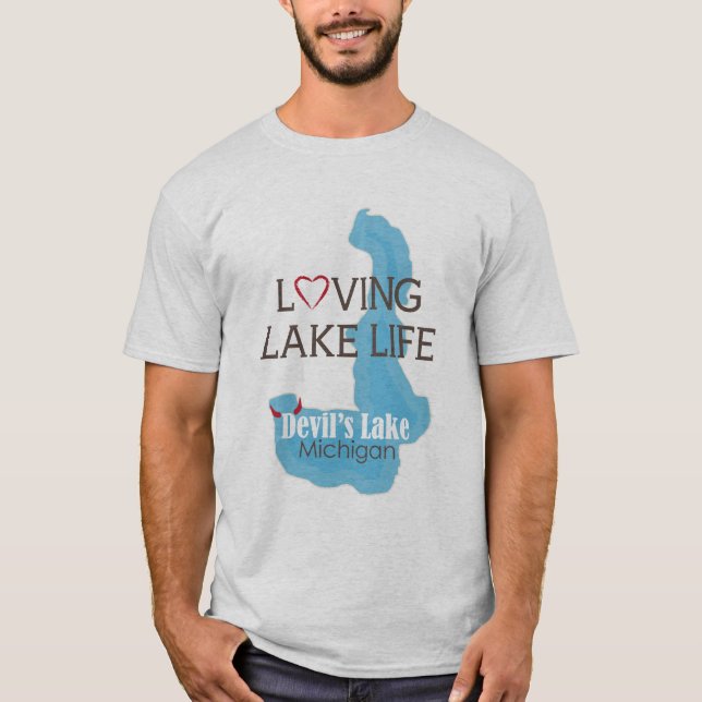 Liebevolles See-Leben, der See Devils, Michigan T-Shirt (Vorderseite)