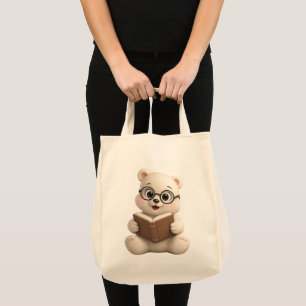 Liebevolles und süßes Teddybär-Design Tragetasche