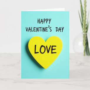 Liebevolles Valentinstag-Herz-Karte Karte