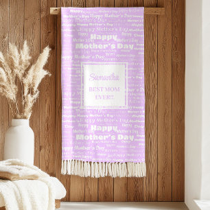 Liebevollstes Geschenk für Mutter Pastellrosa Deck Sherpadecke