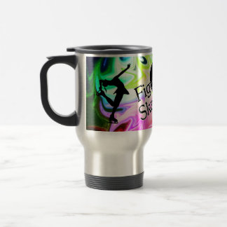Liebezahl Skaten, groovy, psychedelisch, Tasse