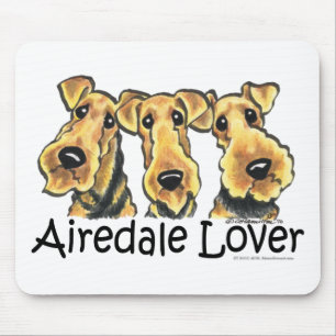 Liebhaber Airedales Terrier Mousepad
