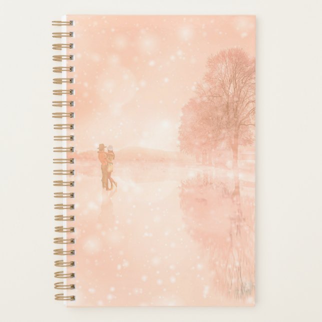 Liebhaber auf einem gefrorenen Teich Planer (Vorderseite)