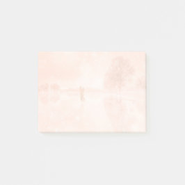 Liebhaber auf einem gefrorenen Teich Post-it Klebezettel