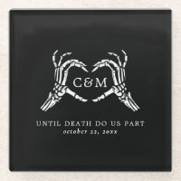 Liebhaber bis zum Tode Skelette und Rose Hochzeit