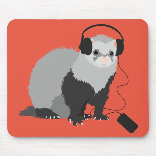 Liebhaber der Funny-Freret-Musik Mousepad (Vorne)