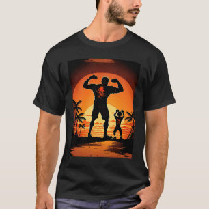 Liebhaber der Kalisthenik, Vater und Sohn D T-Shirt