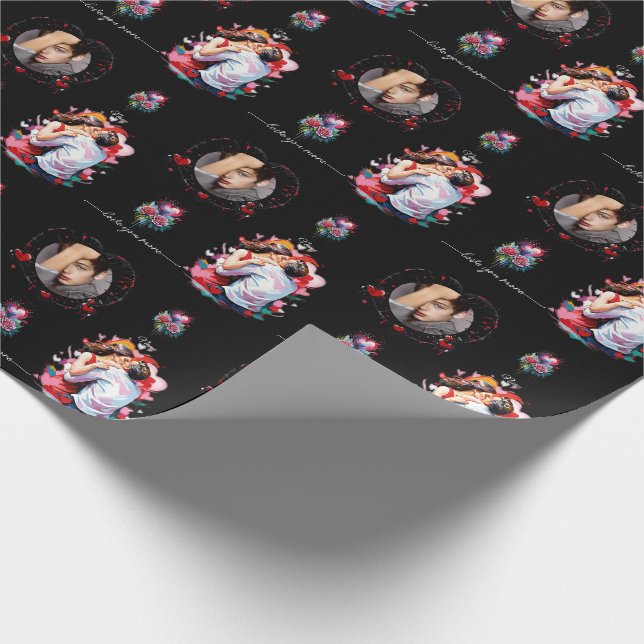 Liebhaber der Soft Holiday Card Geschenkpapier (Ecke)