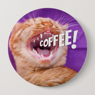 Liebhaber des Kaffees Button