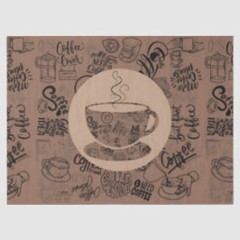 Liebhaber des Kaffees Seidenpapier