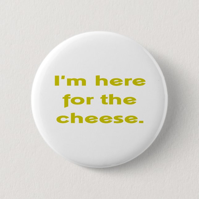 Liebhaber des Käses Button (Vorderseite)