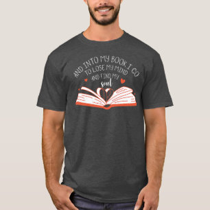 Liebhaber des nationalen Buches Tag cooles Zitat B T-Shirt