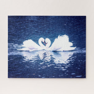 Liebhaber des Swan Couple, Jigsaw Puzzle