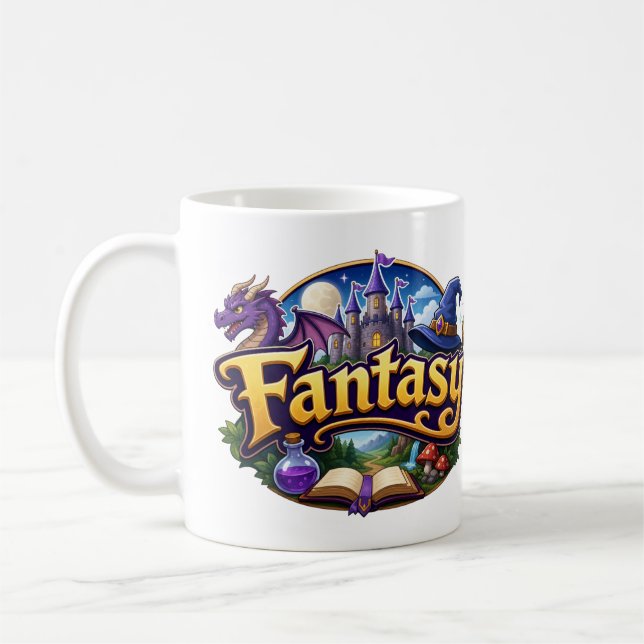 Liebhaber Fantasy-Fiktion Kaffeetasse (Links)