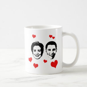 Liebhaber für Hillary und Obama.png Tasse