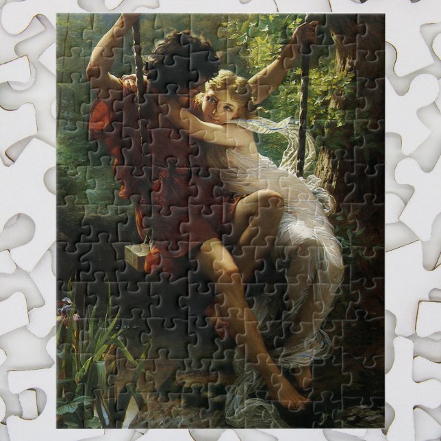 Liebhaber im Swing. Frühjahr von Pierre Auguste Co Puzzle (Von Creator hochgeladen)