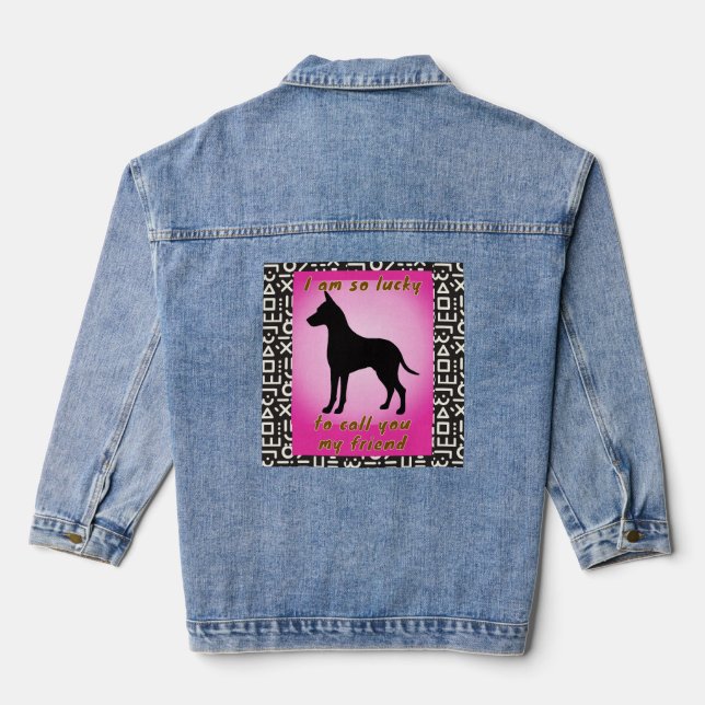 Liebhaber Jeansjacke (Rückseite)