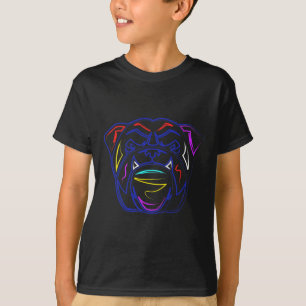 Liebhaber Linienzeichnung Artsy Englische Bulldogg T-Shirt