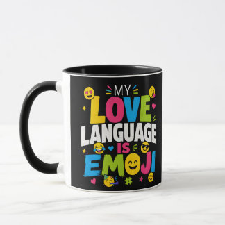 Liebhaber lustiger Emoji-Kaffeetasse Tasse