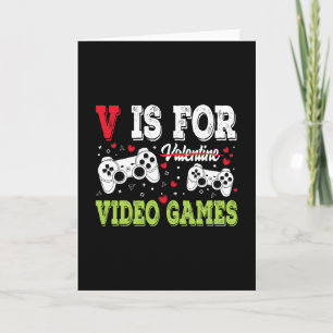 Liebhaber lustiger Videospiele Valentinstag für Ki Karte