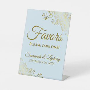 Liebhaber nehmen eine elegante Hochzeit in Light B Sockelschild