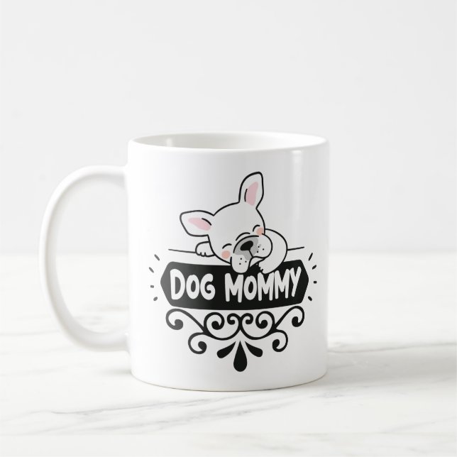 Liebhaber niedlicher Hunde Kaffeetasse (Links)