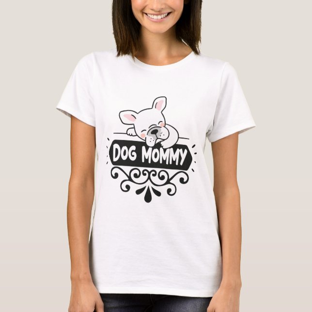 Liebhaber niedlicher Hunde T-Shirt (Vorderseite)
