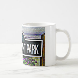 Liebhaber-Punkt-Parkzeichen Kaffeetasse